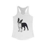 Boston Terrier Women's Ideal Racerback Tank