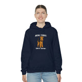 Airedale Terrier Unisex Heavy Blend Hooded Sweatshirt, S - 5XL, 12 Colors, Cotton/Polyester, FREE Shipping, Made in USA!!