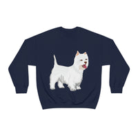 West Highland White Terrier Unisex Heavy Blend™ Crewneck Sweatshirt, S - 5XL, Cotton/Polyester, FREE Shipping, Made in USA!!
