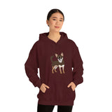 Chihuahua Unisex Heavy Blend Hooded Sweatshirt, Cotton/Polyester, S- 5XL, 13 Colors, Free Shipping, Made In Usa!!