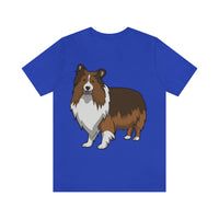 Shetland Sheepdog Unisex Jersey Short Sleeve Tee