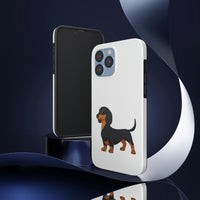 Dachshund Case Mate Tough Phone Cases, Impact Resistant, Wireless Charging, FREE Shipping, Made in USA!!