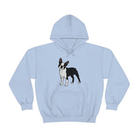 Boston Terrier Unisex Heavy Blend™ Hooded Sweatshirt, S - 5XL, 12 Colors, Cotton/Polyester, FREE Shipping, Made in USA!!