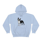 Boston Terrier Unisex Heavy Blend™ Hooded Sweatshirt, S - 5XL, 12 Colors, Cotton/Polyester, FREE Shipping, Made in USA!!