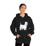 West Highland White Terrier Unisex Heavy Blend™ Hooded Sweatshirt, S - 5XL, Cotton/Polyester, FREE Shipping, Made in USA!!