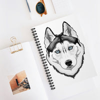 Siberian Husky Spiral Notebook - Ruled Line