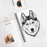 Siberian Husky Spiral Notebook - Ruled Line