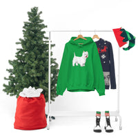West Highland White Terrier Unisex Heavy Blend™ Hooded Sweatshirt, S - 5XL, Cotton/Polyester, FREE Shipping, Made in USA!!
