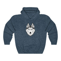 Siberian Husky Unisex Heavy Blend™ Hooded Sweatshirt, S - 5XL, 12 Colors, FREE Shipping, Made in USA!!