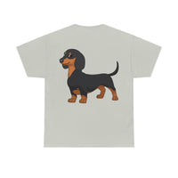 Dachshund Unisex Heavy Cotton Tee, S - 5XL, 12 Colors, Light Fabric, FREE Shipping, Made in USA!!