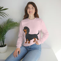 Dachshund Unisex Heavy Blend™ Crewneck Sweatshirt, S - 2XL, 14 Colors, Cotton/Polyester, Medium Fabric, FREE Shipping, Made in USA!!