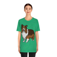 Shetland Sheepdog Unisex Jersey Short Sleeve Tee