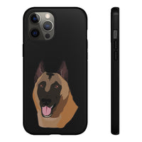 Belgian Malinois Tough Cell Phone Cases, Two Layers, Impact Resistant, Made in USA!!