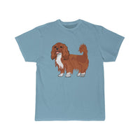 Ruby Cavalier King Charles Spaniel Men's Short Sleeve Tee, S - 5XL, 11 Colors, 100% Cotton, FREE Shipping, Made in the USA!!