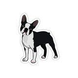 Boston Terrier Die-Cut Stickers, Water Resistant Vinyl, 5 Sizes, Matte Finish, Indoor/Outdoor, FREE Shipping, Made in USA!!