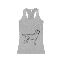 Labrador Retriever Tank Tops for Women Racerback Tank