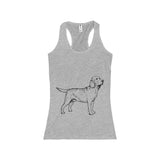 Labrador Retriever Tank Tops for Women Racerback Tank