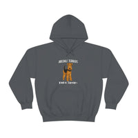 Airedale Terrier Unisex Heavy Blend Hooded Sweatshirt, S - 5XL, 12 Colors, Cotton/Polyester, FREE Shipping, Made in USA!!