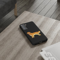 Golden Retriever Cell Phone Cases, Samsung, iPhone, Google, Impact Resistant, Dual Layer for Protection, FREE Shipping, Made in USA!!