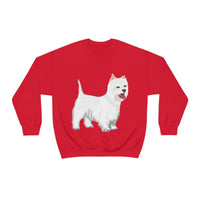 West Highland White Terrier Unisex Heavy Blend™ Crewneck Sweatshirt, S - 5XL, Cotton/Polyester, FREE Shipping, Made in USA!!
