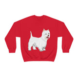 West Highland White Terrier Unisex Heavy Blend™ Crewneck Sweatshirt, S - 5XL, Cotton/Polyester, FREE Shipping, Made in USA!!