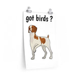 Brittany Dog Premium Matte vertical posters, 7 Sizes, Can be Customized, Made in the USA!!