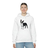 Boston Terrier Unisex Heavy Blend™ Hooded Sweatshirt, S - 5XL, 12 Colors, Cotton/Polyester, FREE Shipping, Made in USA!!