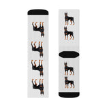 Doberman Pinscher Sublimation Socks