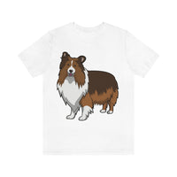 Shetland Sheepdog Unisex Jersey Short Sleeve Tee