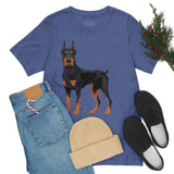 Doberman Pinscher Unisex Jersey Short Sleeve Tee