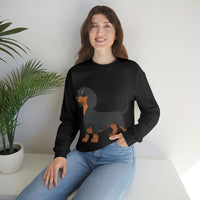 Dachshund Unisex Heavy Blend™ Crewneck Sweatshirt, S - 2XL, 14 Colors, Cotton/Polyester, Medium Fabric, FREE Shipping, Made in USA!!