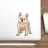 French Bulldog Die-Cut Stickers,  Water Resistant Vinyl, 5 Sizes, Matte Finish, Indoor/Outdoor, FREE Shipping, Made in USA!!