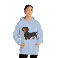 Dachshund Unisex Heavy Blend™ Hooded Sweatshirt, S - 5XL, 13 Colors, Cotton/Polyester, FREE Shipping, Made in USA!!