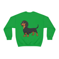 Dachshund Unisex Heavy Blend™ Crewneck Sweatshirt, S - 2XL, 14 Colors, Cotton/Polyester, Medium Fabric, FREE Shipping, Made in USA!!