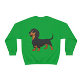 Dachshund Unisex Heavy Blend™ Crewneck Sweatshirt, S - 2XL, 14 Colors, Cotton/Polyester, Medium Fabric, FREE Shipping, Made in USA!!