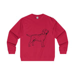 Labrador Retriever Men's Midweight Crewneck Sweatshirt