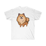 Pomeranian Unisex Ultra Cotton Tee, Made in USA