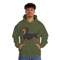 Dachshund Unisex Heavy Blend™ Hooded Sweatshirt, S - 5XL, 13 Colors, Cotton/Polyester, FREE Shipping, Made in USA!!