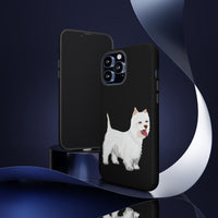 West Highland White Terrier Tough Cell Phone Cases, Impact Resistant, Matte or Glossy, FREE Shipping, Made in USA!!