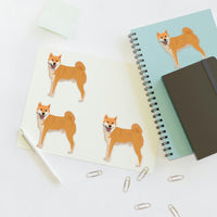 Shiba Inu Sticker Sheets, 2 Sizes, Vinyl Sticker Sheet, Water Resistant Vinyl, Indoor/Outdoor, FREE Shipping, Made in USA!!