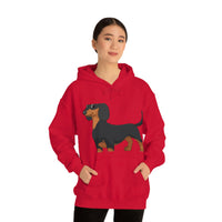 Dachshund Unisex Heavy Blend™ Hooded Sweatshirt, S - 5XL, 13 Colors, Cotton/Polyester, FREE Shipping, Made in USA!!