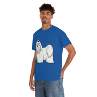 Maltese Unisex Heavy Cotton Tee, S - 5XL, 12 Colors, 100% Cotton, Medium Fabric, FREE Shipping, Made in USA!!