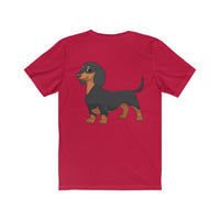 Dachshund  Unisex Jersey Short Sleeve Tee