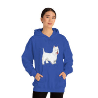 West Highland White Terrier Unisex Heavy Blend™ Hooded Sweatshirt, S - 5XL, Cotton/Polyester, FREE Shipping, Made in USA!!
