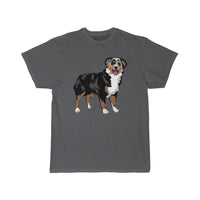Australian Shepherd Men's Short Sleeve Tee, S - 5 XL, 11 Colors, Soft Cotton, Light Fabric, FREE Shipping, Made in USA!!