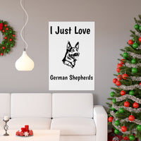 German Shepherd Premium Matte vertical posters, 7 Sizes, Matte Finish, Museum Grade Paper, FREE Shipping, Made in USA!!