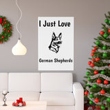 German Shepherd Premium Matte vertical posters, 7 Sizes, Matte Finish, Museum Grade Paper, FREE Shipping, Made in USA!!