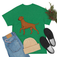 Rhodesian Ridgeback Unisex Heavy Cotton Tee, S - 5XL, 12 Colors, Cotton, Medium Fabric, FREE Shipping, Made in USA!!
