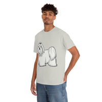 Maltese Unisex Heavy Cotton Tee, S - 5XL, 12 Colors, 100% Cotton, Medium Fabric, FREE Shipping, Made in USA!!