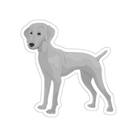 Weimaraner Die-Cut Stickers, Water Resistant Vinyl, 5 Sizes, Matte Finish, Indoor/Outdoor, FREE Shipping, Made in USA!!